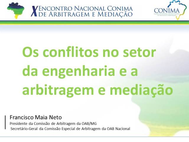 Os conflitos no setor da engenharia e a arbitragem e mediação